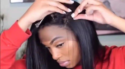 SEWING METHOD ON LACE WIGS