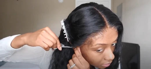 How to wear a front lace wig?