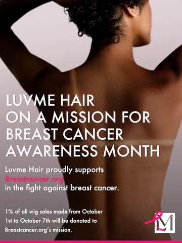 LUVME HAIR JOINS FORCES WITH BREASTCANCER.ORG TO SUPPORT BREAST CANCER AWARENESS MONTH