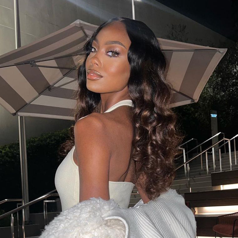 Brown Highlight Loose Wave 7*6 HD Lace Wig-02