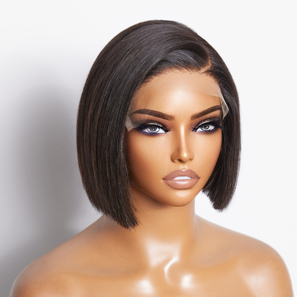 Worth | Put On & Go Blunt Cut Straight Bob Minimalist HD Lace Glueless C Part Wig