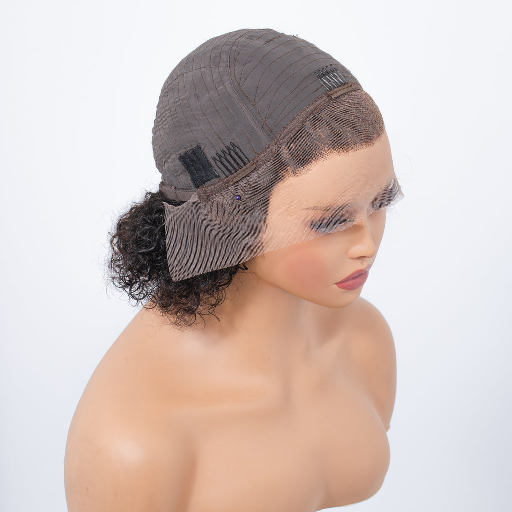 Flash Sale | Natural Afro Glueless Wig Human Hair Wig-05