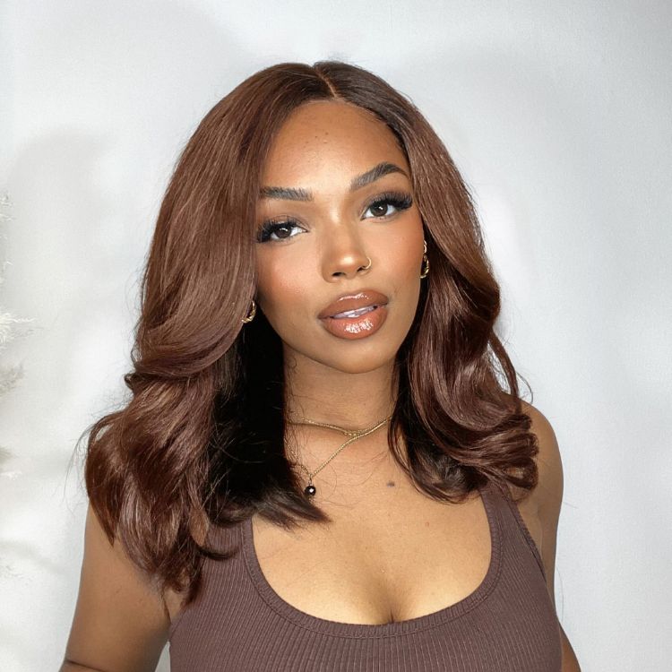 Worth | Brown with Black Peekaboo Loose Body Wave Glueless 7x6 Closure HD Lace Wig-02