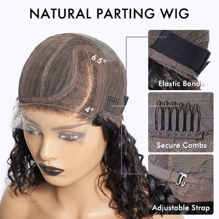 Worth |Mature Boss Pixie Cut with Swept Bangs Glueless Minimalist HD Lace Bob Wig