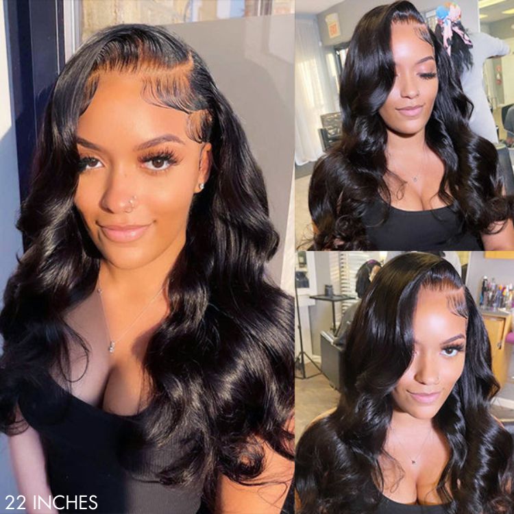 Special Deal | Body Wave 13x4 Frontal Undetectable HD Lace Glueless Long Wig-02