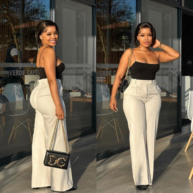 PreMax Wigs |Super Double Drawn Natural Black Glueless Bob 8 inches Wig | PrePlucked+KnotsBleached-02