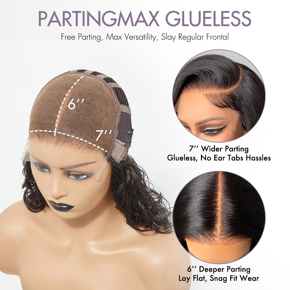 PreMax Wigs |Luvme Hair PartingMax Glueless Wig Water Wave 7x6 Closure HD Lace Long Wig 100% Human Hair