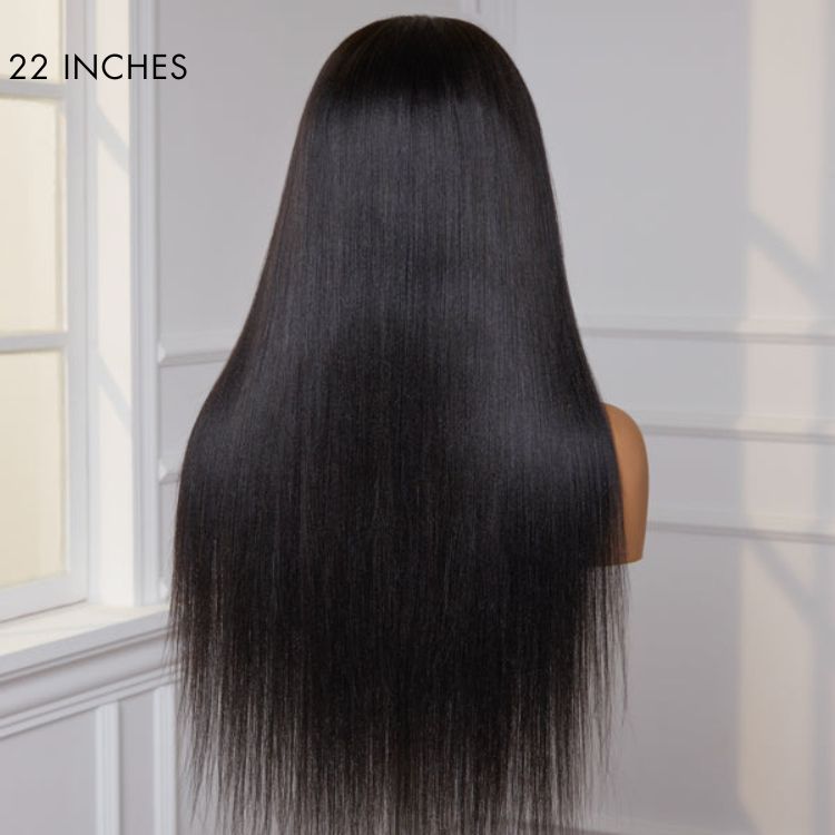 Yaki Straight Glueless 7x6 Frontal Undetectable HD Lace Long Wig 100% Human Hair-02