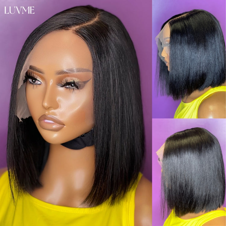 ReadytoGo Glueless Bob 4x4 Closure Lace Wig | PrePlucked+KnotsBleached-07