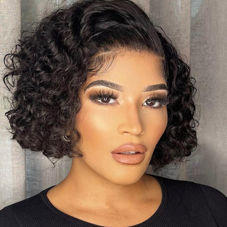 Worth |Natural black Water Wave Glueless 13x6 Frontal Lace Wig-01