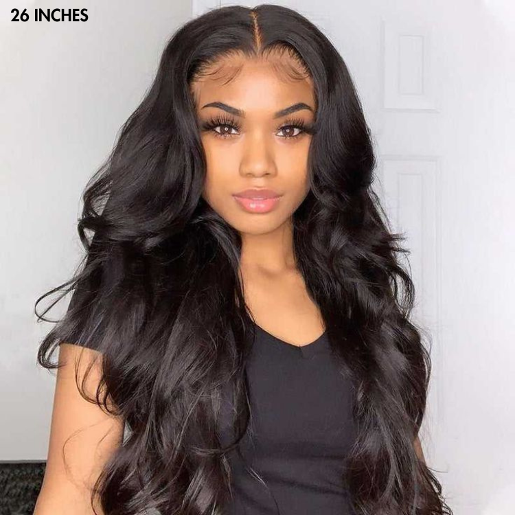Worth | Natural Black Body Wave 5x5 Closure Lace Glueless Long Wig 100% Human Hair-02