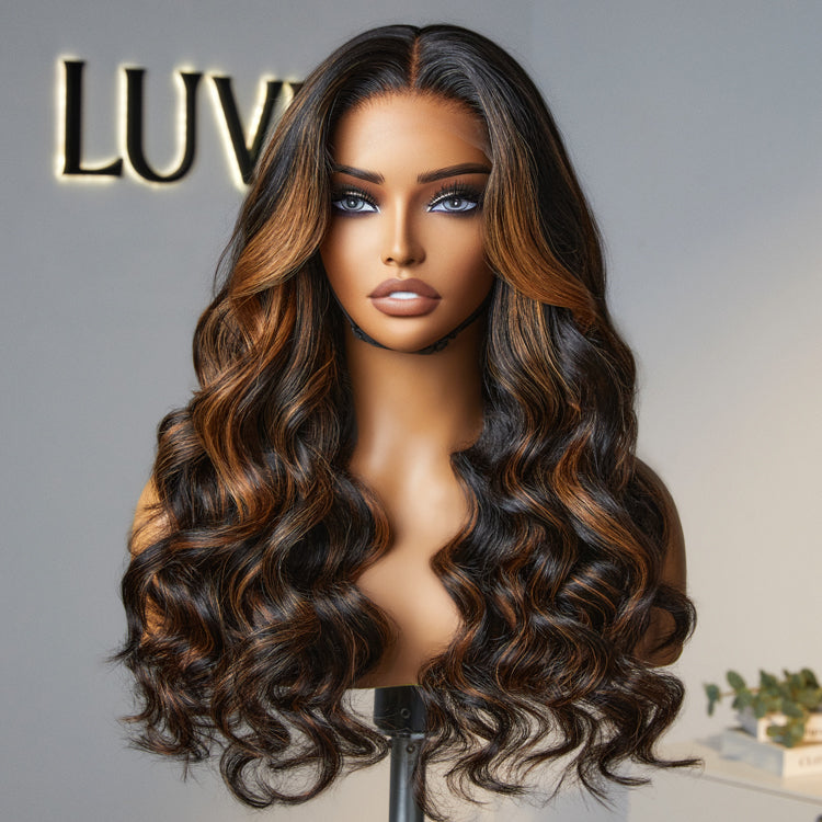 Worth | Blonde Highlight Loose Wave 5x5 Closure HD Lace Glueless Wig 100% Human Hair-01
