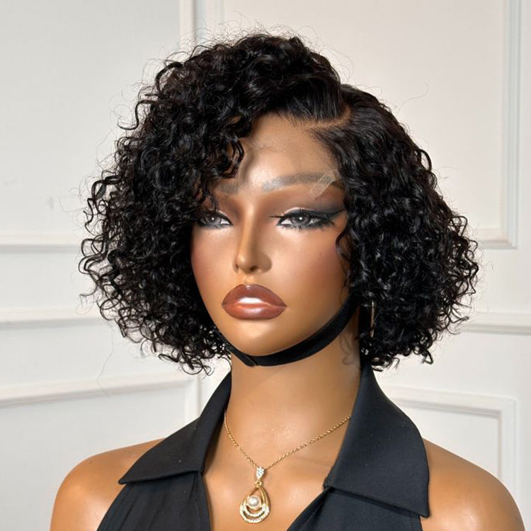 Worth | Mature Boss Short Pixie Cut Water Wave Glueless Lace Wig