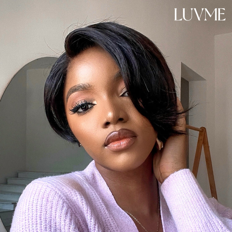 OUTLET I PreMax Wigs | ReadytoGo Pixie Cut Glueless Luxury HD Lace Wig Side Part-06