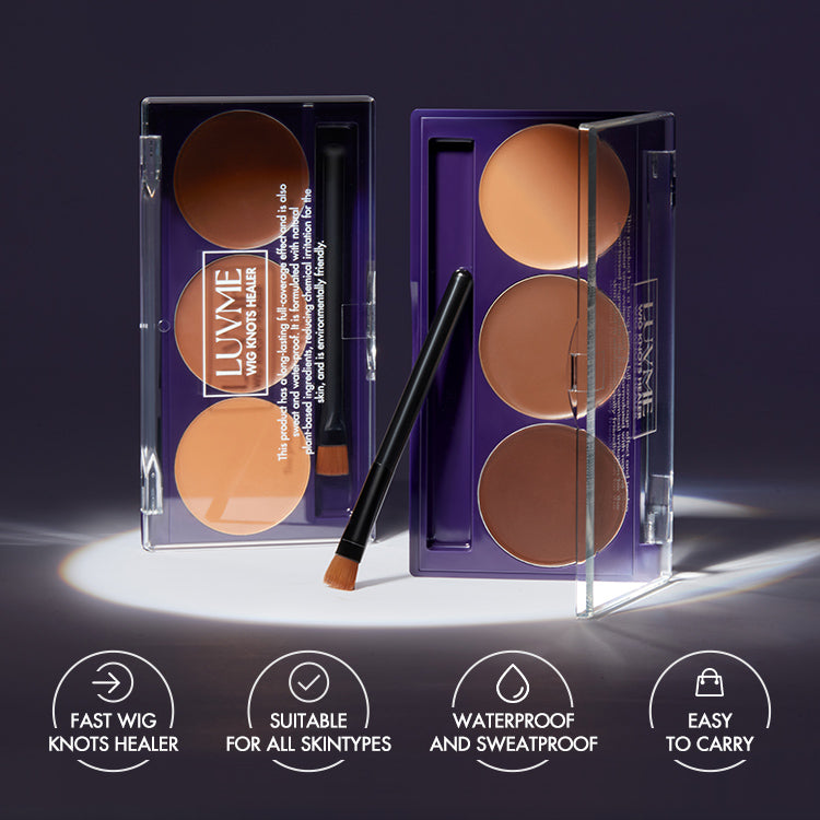 Wig Knots Healer with a Brush, for Lace Wigs, for Frontal Part and Hairline | SA Only-01