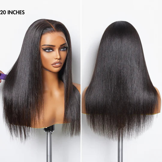 Worth | Natural Black Silk Straight13x4 Frontal Lace Wig 100% Human Hair-02