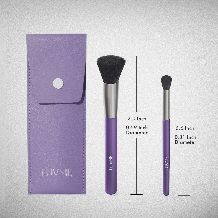 Lace Wig Knot Concealer Brush Set for a Natural Hairline, Two Sizes Cover All Needs-07