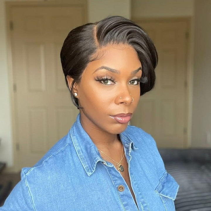 Worth | 13x4 Frontal Pixie Cut Glueless Lace Wig Side Part-04