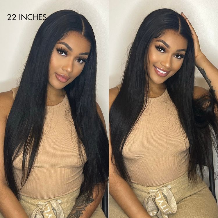 Worth | Luvme Hair 180% Density Silky Straight Glueless 5x5 Closure HD Lace Long Wig