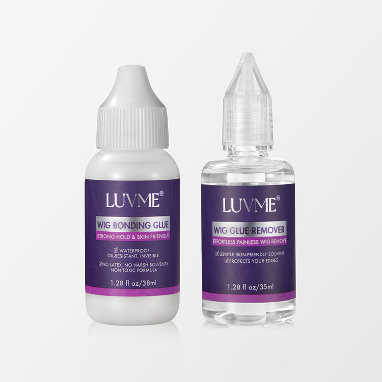 Wig Bonding Glue & Remover Set, Invisible Hold for Lace Front Wigs, Hairpieces, Closures, and Toupee Systems | SA ONLY-08