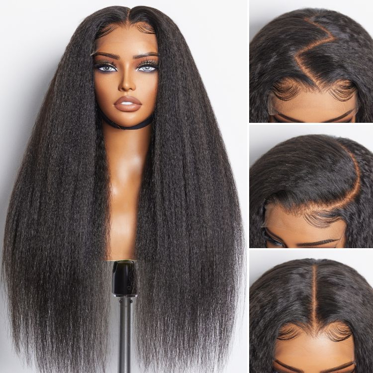 Luvme Hair PartingMax Glueless Wig 180% Density Kinky Straight 7x6 Closure HD Lace Wig Ready to Go-02