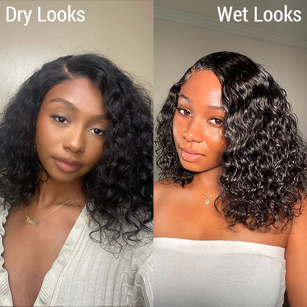 Worth | Natural Black Deep Wave T Part Lace Wigs