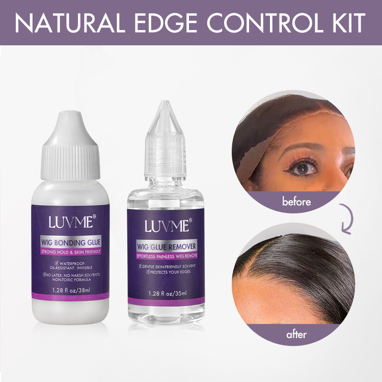 Wig Bonding Glue & Remover Set, Invisible Hold for Lace Front Wigs, Hairpieces, Closures, and Toupee Systems | SA ONLY