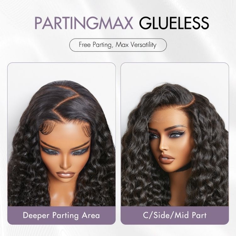 Luvme Hair PartingMax Glueless Wig Water Wave 7x6 Closure HD Lace Long Wig 100% Human Hair