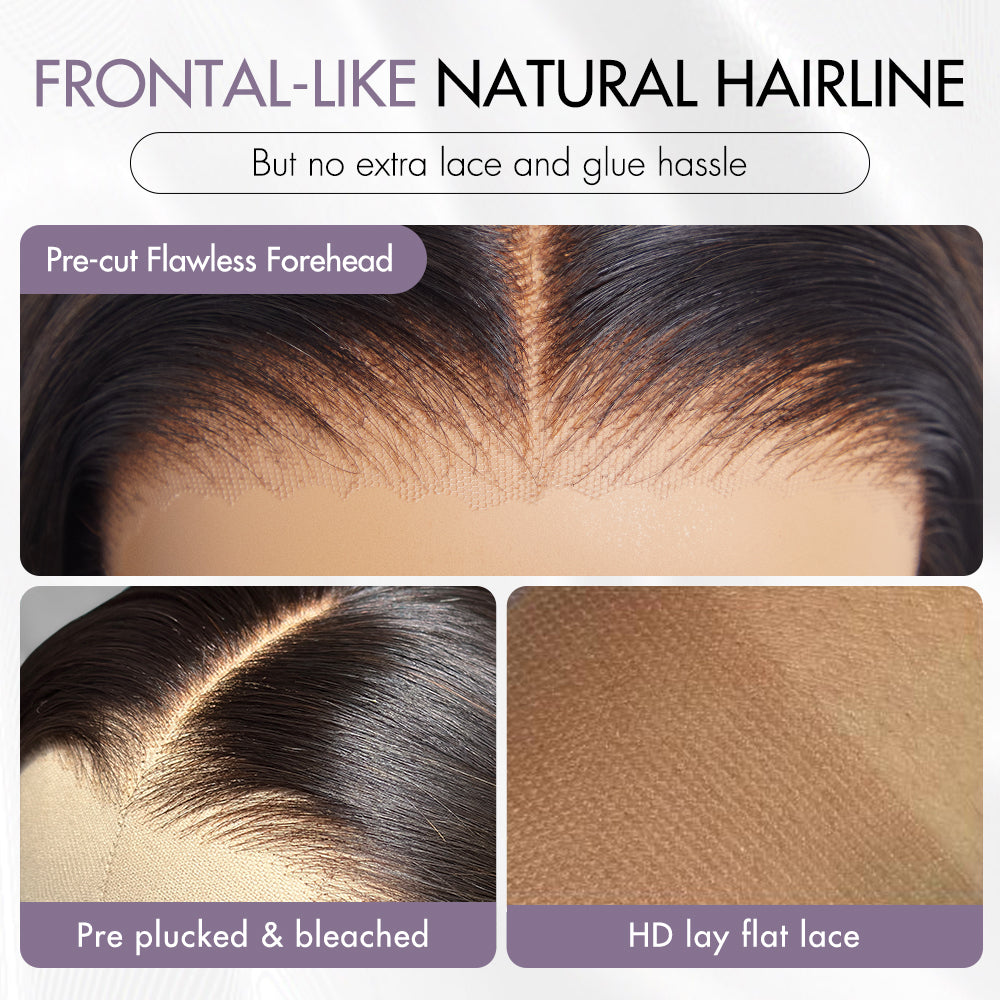 Worth | Luvme Hair Ombre Brown Loose Body Wave 13x6 Closure Lace Wig-02