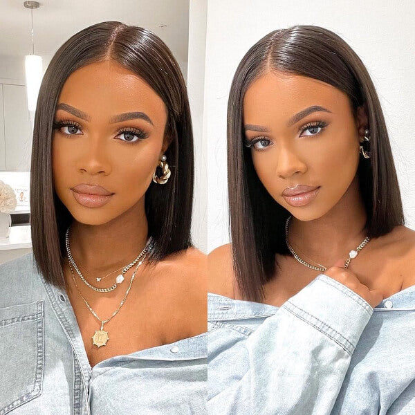 PreMax Wigs | ReadytoGo Silk Straight Bob Glueless 4x4 Closure Lace Wig-02