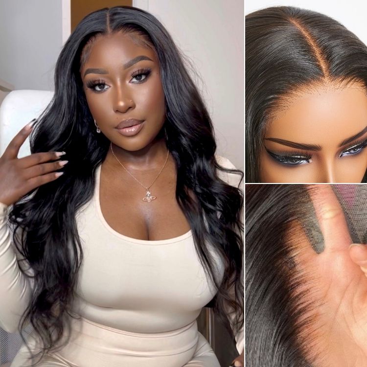 Outlet | PreMax Wigs | Super Natural Hairline Loose Body Wave Glueless 5x5 Closure HD Lace Wig-07