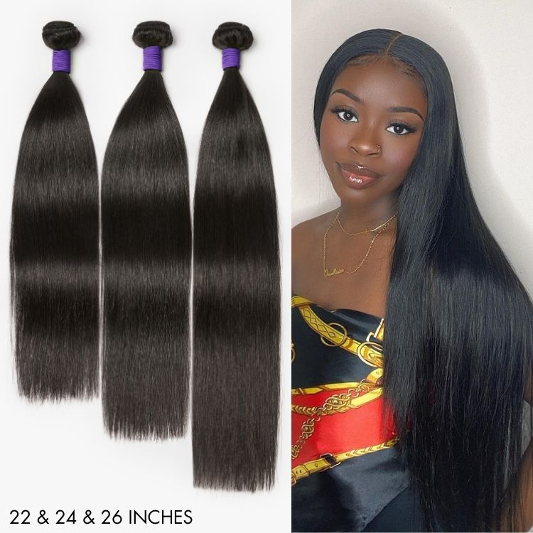 Upgraded Brazilian Hair | Straight / Body Wave 100% Virgin Human Hair Bundles 1pc / 3pcs-14