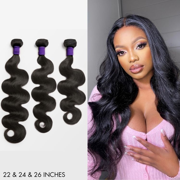 Upgraded Brazilian Hair | 3pcs Body Wave 100% Virgin Human Hair Bundles-09