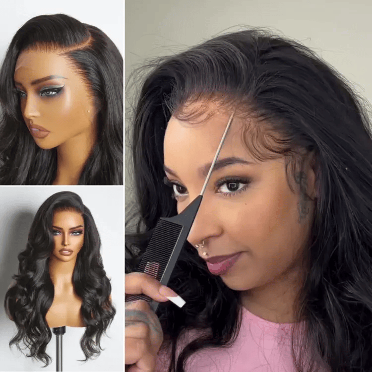 Outlet | 13x4 Frontal Wig | Nature Max Loose Body Wave Ear-to-ear Glueless Lace Wig-01