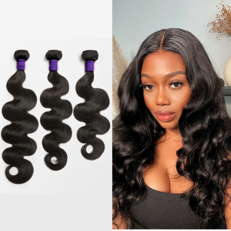 Upgraded Brazilian Hair | Straight / Body Wave 100% Virgin Human Hair Bundles 1pc / 3pcs-10