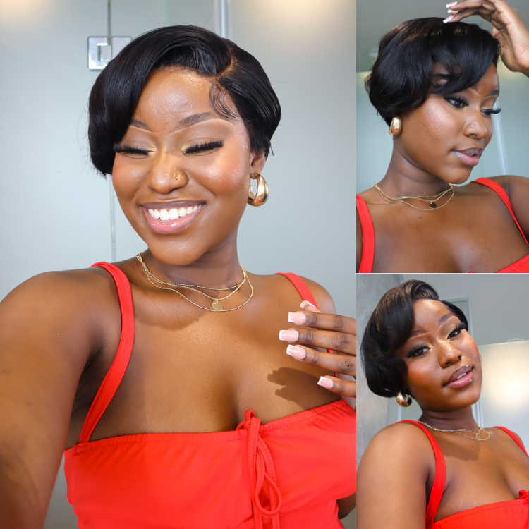 PreMax Wigs | ReadytoGo Pixie Cut Glueless Luxury HD Lace Wig Side Part
