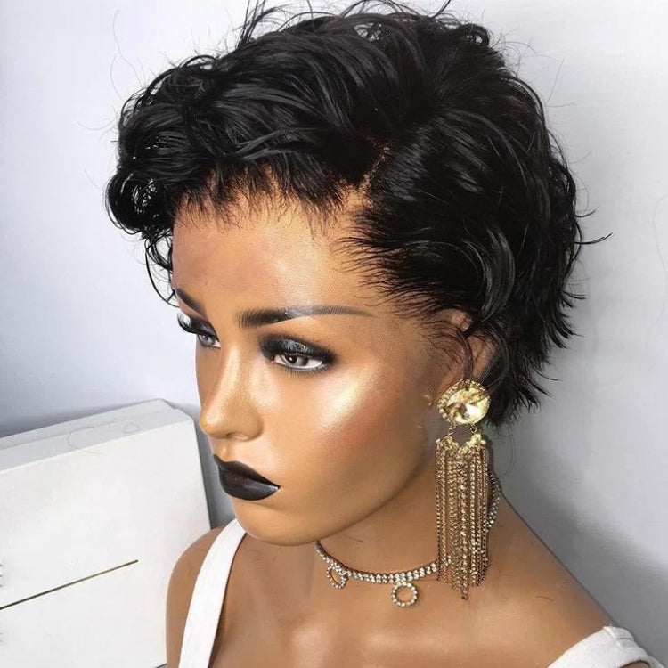 Worth | Pixie Cut Glueless Full Lace Wig Side Part