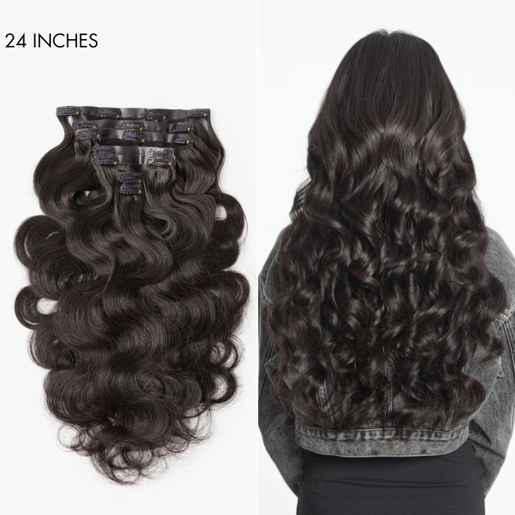 Straight / Body Wave / Kinky Curly / Yaki Straight / Kinky Straight Clip in Hair Extensions Real Human Hair Pieces 135g 9pcs / 7pcs with Free Gift-10