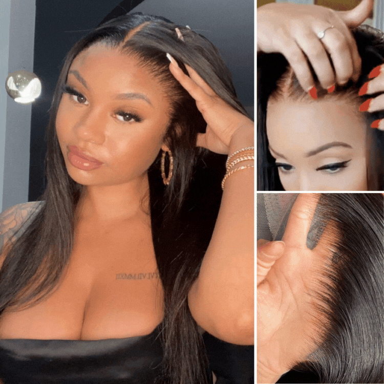 [Hlengiwe_sukazi]'s Special Link-PreMax Wigs | ReadytoGo Silk Straight Glueless 13x4 Frontal Lace Wig 100% Human Hair-02
