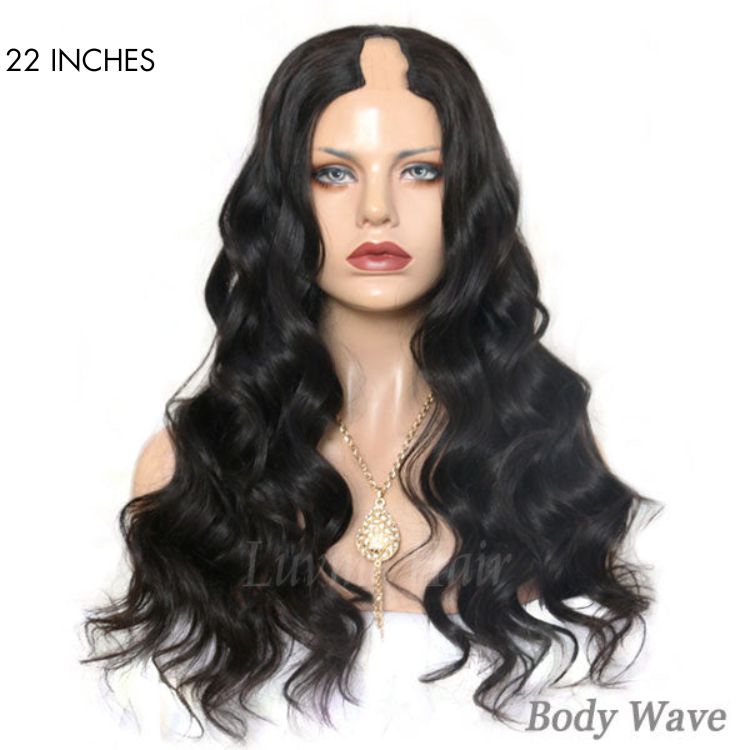 Worth | U Part Quick & Easy Affordable 100% Human Hair Wig 10 inches