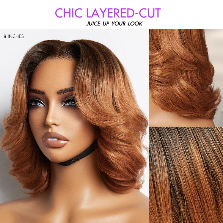 Worth | 1 SEC INSTALL WIG | Elegant Boss Vibe Short Pixie Cut Ombre Ginger Glueless Minimalist HD Lace Wig Ready to Go-03