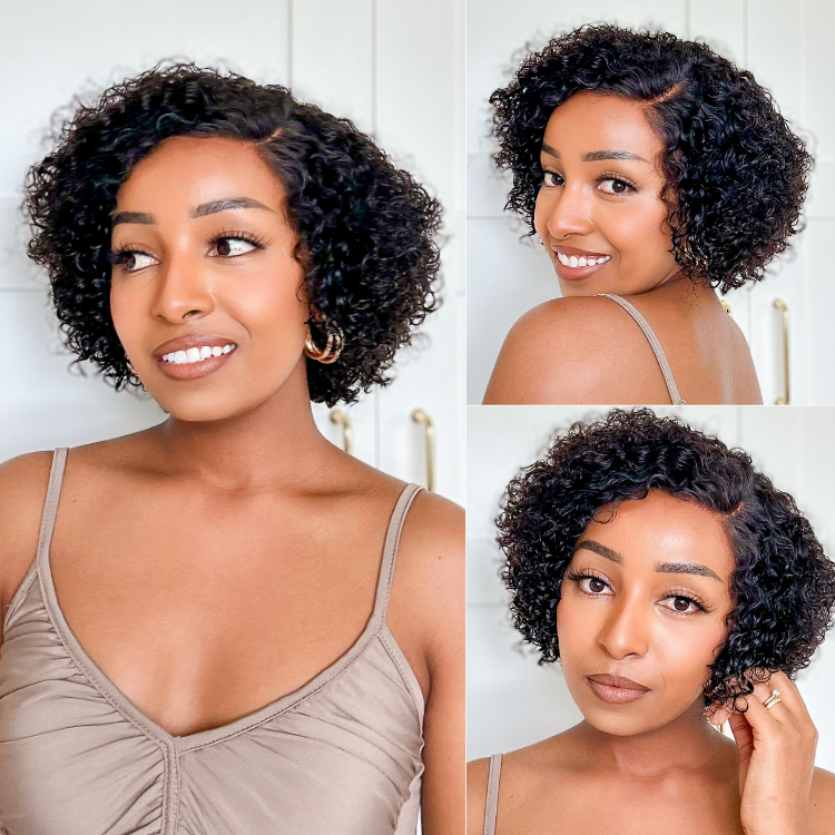 ReadytoGo Stunning Curly Pixie Cut Glueless HD Lace Wig