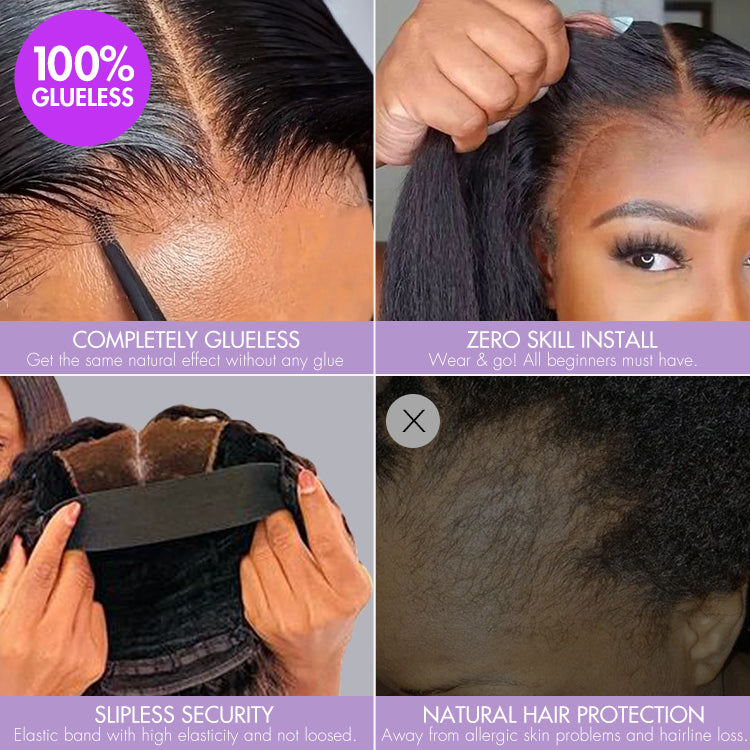 Worth | Elegant Peekaboo Ombre Blonde Loose Wave Glueless 5x5 Closure Lace Wig-07