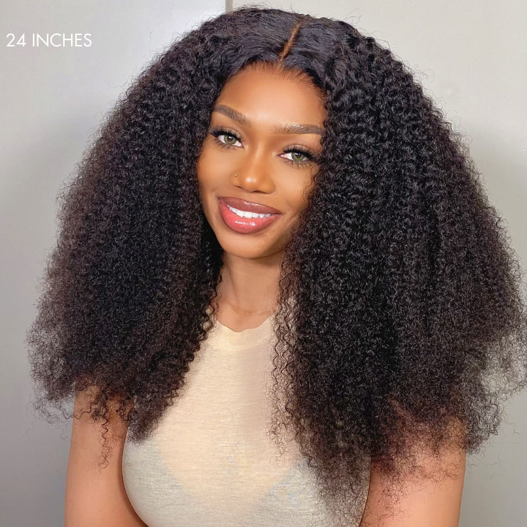 Worth | Afro Curly Glueless 13x4 Lace Frontal Wig