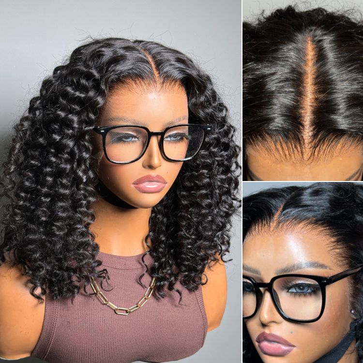 PreMax Wigs | Super Natural Hairline Deep Wave 13x4 Frontal Lace Wig Middle Part-02