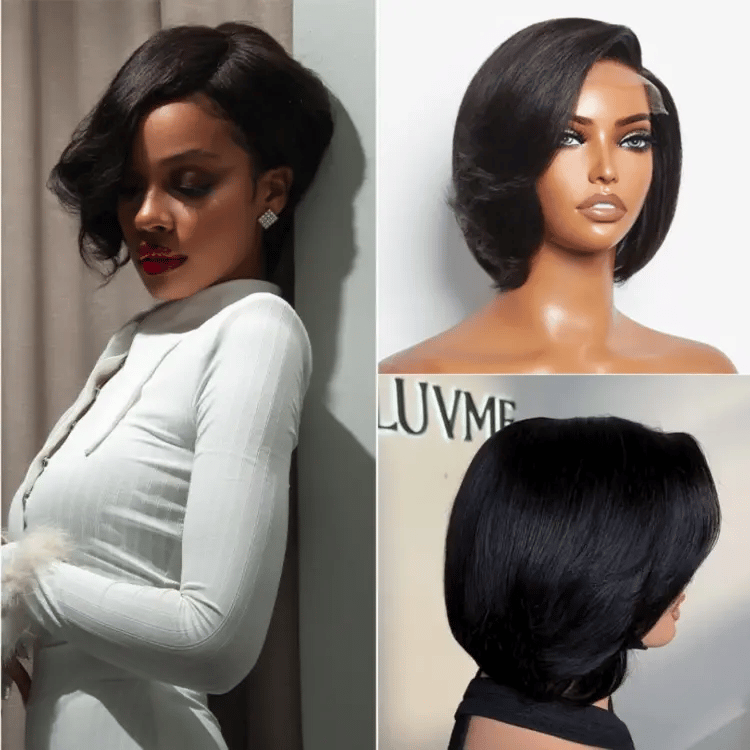 Worth | Mature Boss Pixie Cut with Swept Bangs Glueless Minimalist HD Lace Bob Wig-01