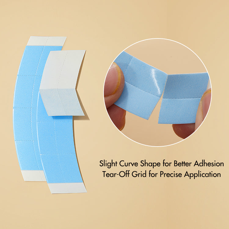 18pcs Double-Sided Lace Tape for Wigs, Clear Toupee Tape, Ultra Hold for Lace Wigs-04