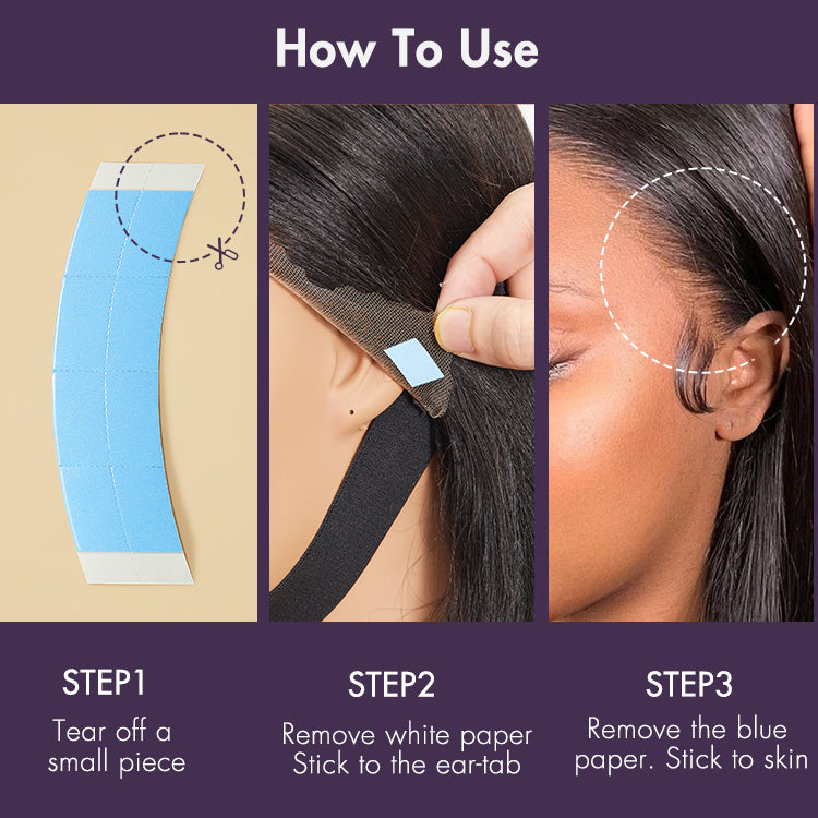 18pcs Double-Sided Lace Tape for Wigs, Clear Toupee Tape, Ultra Hold for Lace Wigs-06