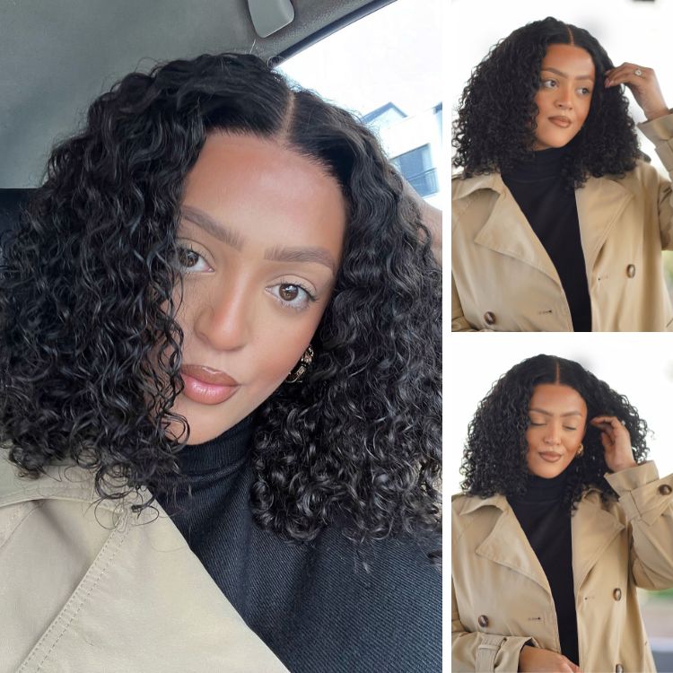 Worth | Deep New Fummi Wave 4x4 Closure Lace Wig Middle Part 100% Human Hair-01