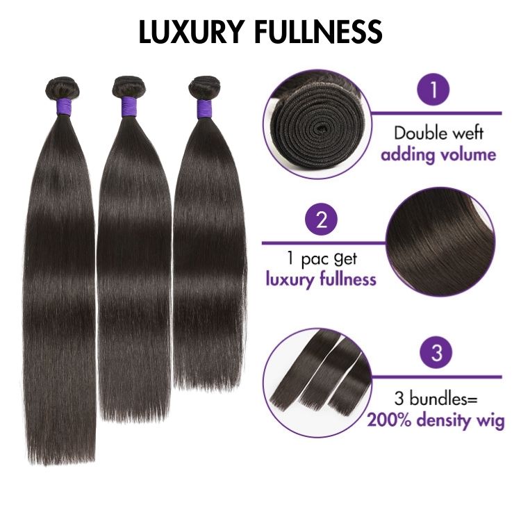 Upgraded Brazilian Hair | Straight / Body Wave 100% Virgin Human Hair Bundles 1pc / 3pcs-11
